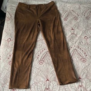Chico’s Faux Suede Slim Pant